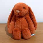 Jellycat - Original Bashful Tangerine Bunny - Soft Orange Rabbit - Medium - New