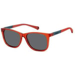 Lunettes de soleil enfant Polaroid  PLD 8058/S Lunettes de soleil, Rouge/Gris, 46 mm