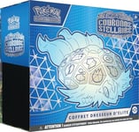 Pokémon : Coffret Dresseur d’élite Écarlate et Violet – Couronne Stellaire (1 Carte Promo entièrement illustrée, 9 boosters et des Accessoires de Jeu Premium)