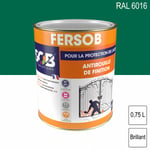 Sob Solutions - Peinture professionnelle Antirouille Fersob ral 6016 Vert turquoise brillant 0,75L sob peintures