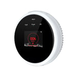 D&eacute;tecteur de fuite de gaz WiFi alarme de gaz domestique Tuya APP moniteur temp&eacute;rature r&eacute;veil affichage pour maison cuisine camping-car remorque RV invite vocale couleur &eacute;cran LCD cuisine d&eacute;tecteur de gaz propane naturel