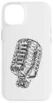 Coque pour iPhone 14 Plus Classic Retro Vocal Microphone Vintage