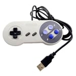 Manette Pad Joystick Super Nintendo SNES avec câble USB intégré pour PC et Mac