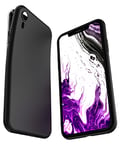 COVERbasics Coque Compatible avec iPhone XR (AIRGEL) Coque Slim en Silicone TPU Fin avec Bord de Protection Appareil Photo, Anti-jaunissement et Anti-Rayures (Noir)