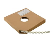 Forgefix White Plastic Coated Pre-Galvanised Band 12mm x 0.8 x 10m Box 1 FORPCBW