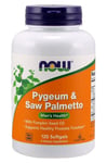 NOW Foods - Pygeum & Saw Palmetto, 120 softgels