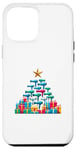 Coque pour iPhone 12 Pro Max Christmas Tree Sèche-cheveux Coiffure Coiffeur Coiffeuse