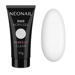 NeoNail Professional Duo Gel acrylique 30 g pour extensions d'ongles artificiels (Perfect Clear)