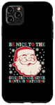 iPhone 11 Pro Max Nurse Christmas Santa Nice To The Geriatric Care Giver Case