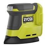 RYOBI - Ponceuse triangulaire 18V - diamètre d'oscillation 1,8 mm - patin 100 x 140 mmm - 22 000 osc/min - Livrée avec 3 abrasifs - RPS18-0