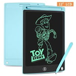 NOLOGO JSWFZ LCD Writing Tablet 12 Inch Electronic Digital Electronic Graphics Drawing Board Doodle Pad with Stylus pen Gift for kids ( Color : Blue )