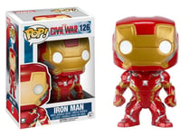 Captain America Civil War Pop! Vinile Bobble-head Iron Man 10 Cm Funko