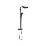 Colonne de douche avec mitigeur thermostatique - Economie d'eau Grohe Vitalio Start System 250 - Noir Mat - 266772431