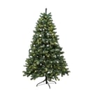 Julgran Konstgjord Pvc "Aske", Klass B+, 100X48 Cm M/Led Nordic Winter (780-130)