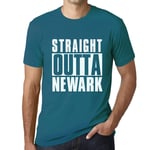 Homme Tee-Shirt Tout Droit Sorti De Newark - Straight Outta Newark - T-Shirt Graphique Éco-Responsable Vintage Cadeau Nouveauté