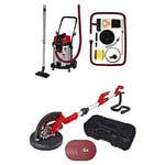 Einhell Aspirateur eaux et poussières TE-VC 2230 SAC (1150 W) Livré avec Ponceuse girafe TC-DW 225 (600 W, Longueur du câble : 400 cm, Livré en coffret avec 6 disques de ponçage 225 mm)