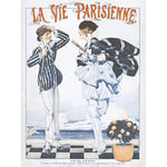 Artery8 La Vie Parisienne End of Season Couple Magazine Cover Large Wall Art Poster Print Thick Paper 18X24 Inch