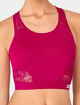 Sloggi Women Move Flex Long Bralette Gym Bra Top 10190449 Womens Sportswear