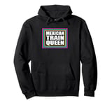 Womens Mexican Train Queen Dominoes Queen Pullover Hoodie