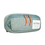 Tatonka Toiletry Bag Square Zip Pouch S (1L) - Hinged Wash Bag with 2 Zip Mesh Pockets PFC/PFAS-Free - 8 x 19 x 7 cm, Sage Green, 8 x 19 x 7 cm, Wide-Open wash Bag