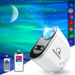 Projecteur Ciel Etoile,Projecteur Galaxie Veilleuse Pour Enfants Avec Haut-Parleur Bluetooth,Lampe Projecteur Led Etoile Pour Décoration Chambre,Cadeau,Vraie Lune