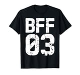 Vintage BFF 03 Best Friends Matching Bestie Friendship Day T-Shirt