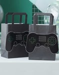 5 Black Pop-Out Game Controller Goodies/Festväska i papper 19 cm - Game On