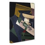 Journal By Juan Gris Canvas Print for Living Room Bedroom Home Office Décor, Wall Art Picture Ready to Hang, 30 x 20 Inch (76 x 50 cm)