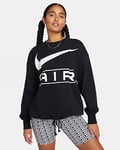 Nike Air Women's Over-Oversized Crew-Neck French Terry Sweatshirt