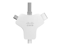 Cisco Multi-head 2.5m. Hdmi Hdmi + Mini Displayport + Usb Type-c Sølv