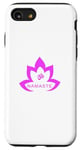 Coque pour iPhone SE (2020) / 7 / 8 Namaste OM Fleur de lotus