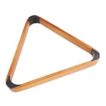 Billiard Ball Triangle Rack Black Head 57.2MM Pine Fancy 9 Ball Pool Ball Rack 