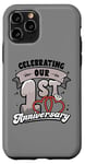 iPhone 11 Pro 1st Wedding Anniversary Celebrating 1 Year Matching Gift Case