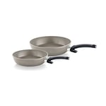 Fissler Ceratal Comfort Lot De Poêles À Frire, 2 Pièces, Poêle Anti-adhésive En Aluminium À Revêtement En Céramique (24+28 cm), Compatible Induction