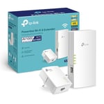 TP-Link TL-WPA7817 KIT 1000Mbps CPL WiFi 6 AX1500Mbps Adaptateur Réseau CPL, Homeplug AV2 1000Mbps, Boitier CPL WiFi Ethernet, Brancher et Utiliser, Port Ethernet Gigabit, EasyMesh, CPL Fibre