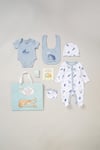 Guess How Much I Love You Baby Boy 6PC Hanging Gift Set - Blue - Size 0-3M