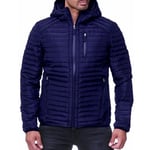 Doudoune Homme De Marque Légèreà Capuche Courte Manteau Homme Hiver Chaud Revers Slim Parka Homme -Zs306913