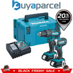 Makita DLX2131 18v Twin Pack DHP482 Combi Drill + DTD152Z Impact Driver - 2 Batt