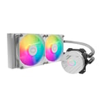 Cooler Master MasterLiquid 240L Core White ARGB A.I.O CPU Cooler - 240mm