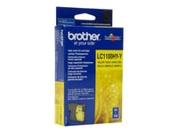 Brother LC1100HYY - À rendement élevé - jaune - originale - cartouche d'encre - pour Brother DCP-6690CW, MFC-5890CN, MFC-5895CW, MFC-6490CW, MFC-6890CDW