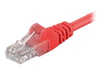 Wentronic Goobay - Nettverkskabel - Rj-45 (Hann) Til Rj-45 (Hann) - 25 Cm - Utp - Cat 5E - Formstøpt, Uten Hindringer - Rød