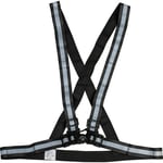 Nordic Grip Reflective Adult Cross Belt Black - Svart Reflexsele