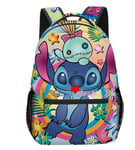 Cartoon Sac à Dos étanche pour Enfants Sti-tch Cartable Garçon Filles Grand Sport Voyage Sac d'ordinateur portable