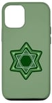 iPhone 12/12 Pro Green Star of David for Hanukkah | Am Yisrael Chai Case