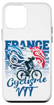 Coque pour iPhone 12 mini Supporter Vélo Cross tout terrain Femme Sport Compétition