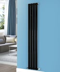 NRG 1800x272 Vertical Flat Panel Designer Radiators Central Heating Rad Black