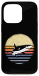 iPhone 13 Pro Great White Shark Retro Vintage Sunset Case