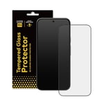 RhinoShield protection écran compatible avec [Pixel 9 Pro XL] | Verre trempé bord à bord 9H - Résistance rayures et traces de doigts - Dureté 9H protection courbée [adhésif sans bulles]