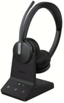 Yealink WH64 Hybrid Dual Teams Headset Trådlös Huvudband Kontor/callcenter Micro-USB Bluetooth Svart