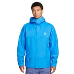 Nike DV9415-435 ACG Storm-FIT Cascade Rains Jacket Men's LT PHOTO BLUE/SUMMIT WHITE Size M